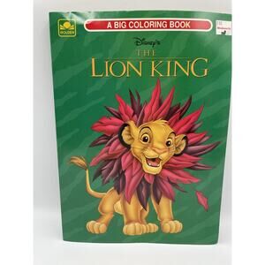 Vintage Lion King Golden Book Coloring Book 1994 NEW